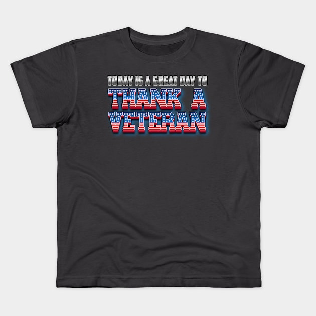 Thank you Vets Kids T-Shirt by ILLannoyed 